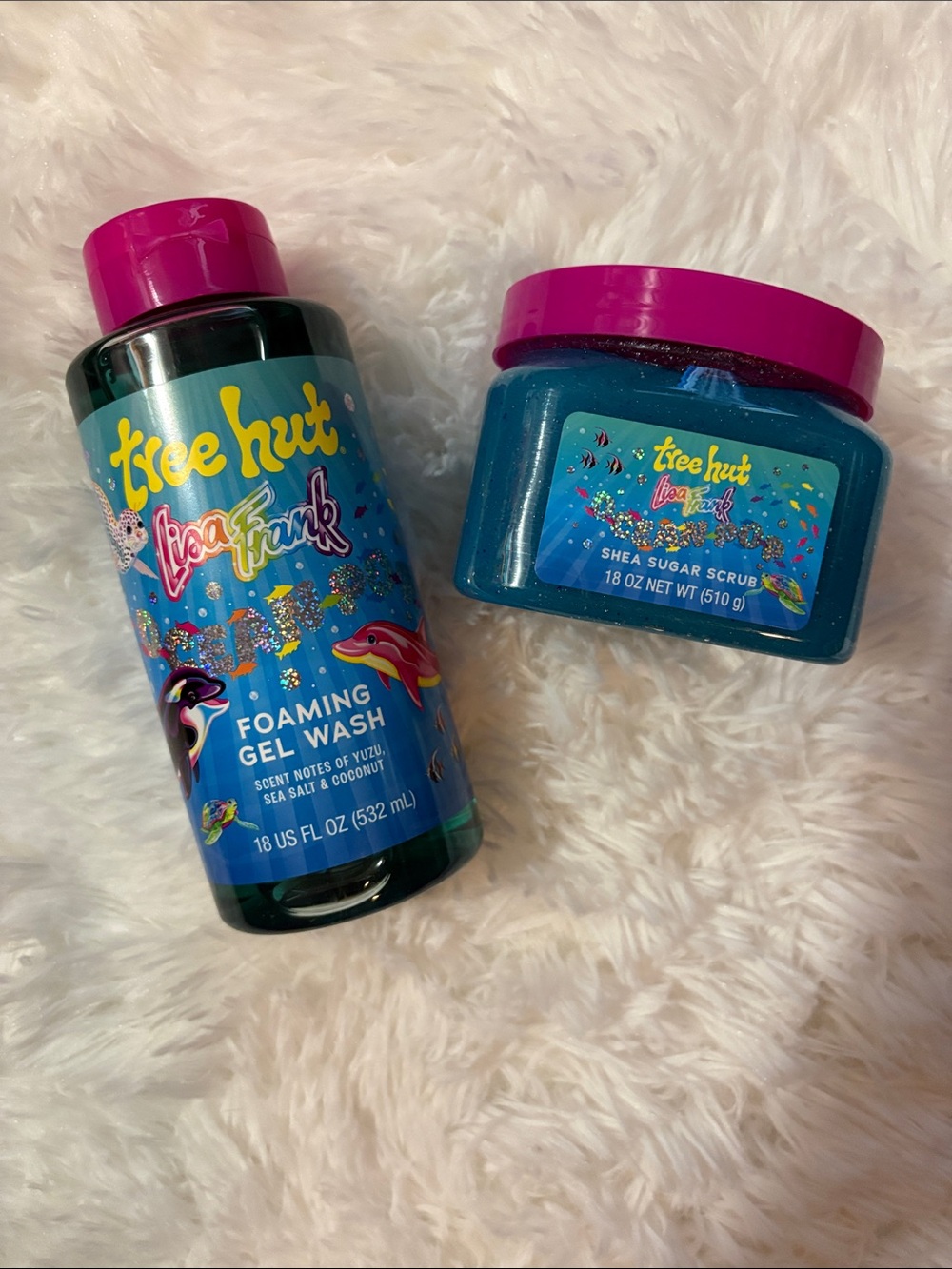 New Tree Hut x Lisa Frank Ocean Pop Set